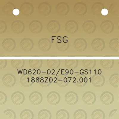 fsg-wd620-02e90-gs110-1888z02-072001