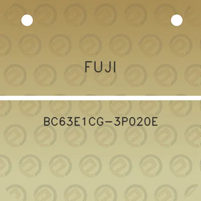 fuji-bc63e1cg-3p020e