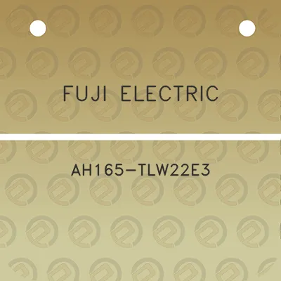 fuji-electric-ah165-tlw22e3