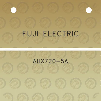 fuji-electric-ahx720-5a