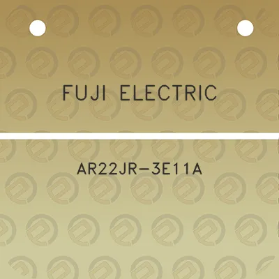 fuji-electric-ar22jr-3e11a