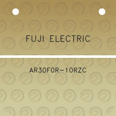 fuji-electric-ar30f0r-10rzc