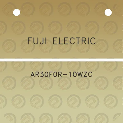 fuji-electric-ar30f0r-10wzc