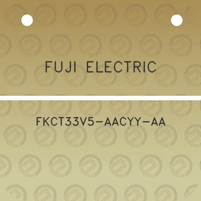 fuji-electric-fkct33v5-aacyy-aa