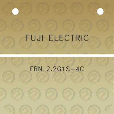 fuji-electric-frn-22g1s-4c