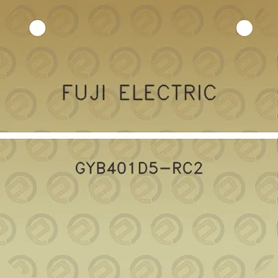 fuji-electric-gyb401d5-rc2