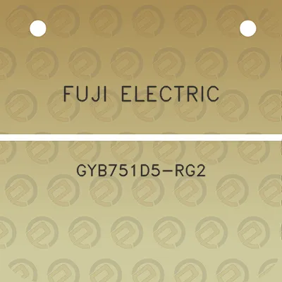 fuji-electric-gyb751d5-rg2