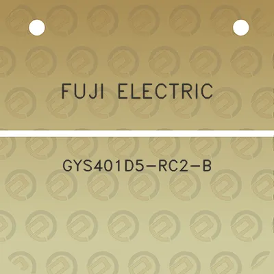 fuji-electric-gys401d5-rc2-b