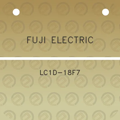 fuji-electric-lc1d-18f7