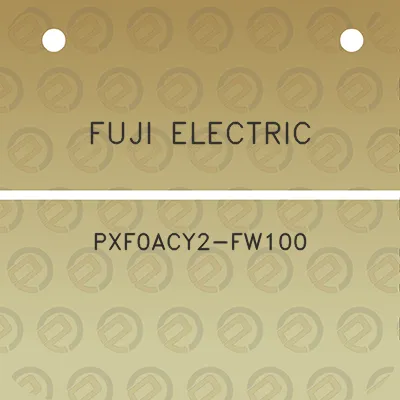 fuji-electric-pxf0acy2-fw100