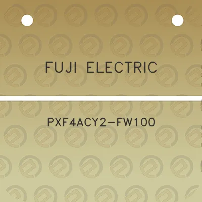 fuji-electric-pxf4acy2-fw100