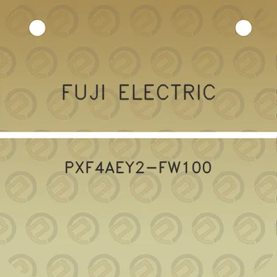 fuji-electric-pxf4aey2-fw100