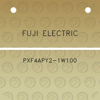 fuji-electric-pxf4apy2-1w100