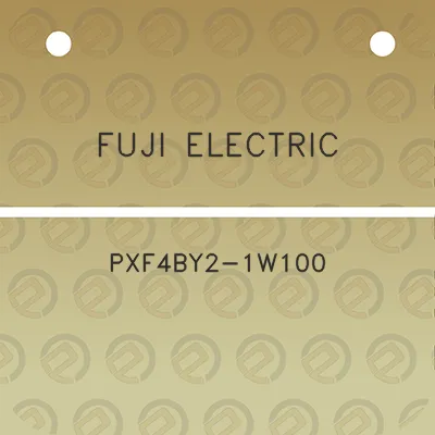 fuji-electric-pxf4by2-1w100