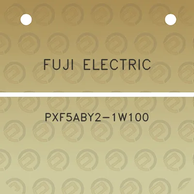 fuji-electric-pxf5aby2-1w100