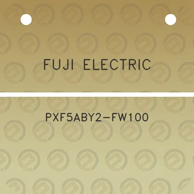 fuji-electric-pxf5aby2-fw100