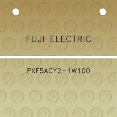 fuji-electric-pxf5acy2-1w100