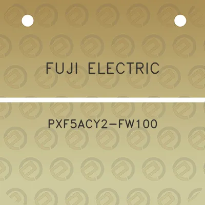 fuji-electric-pxf5acy2-fw100