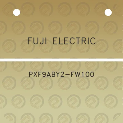 fuji-electric-pxf9aby2-fw100