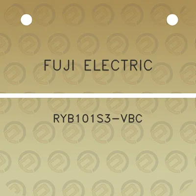 fuji-electric-ryb101s3-vbc