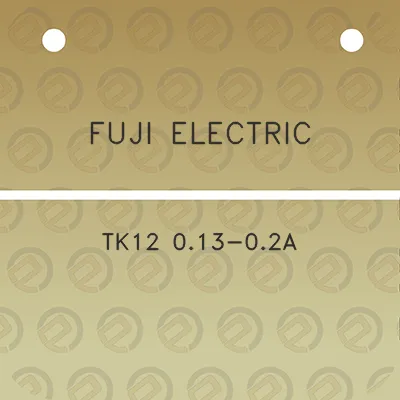 fuji-electric-tk12-013-02a