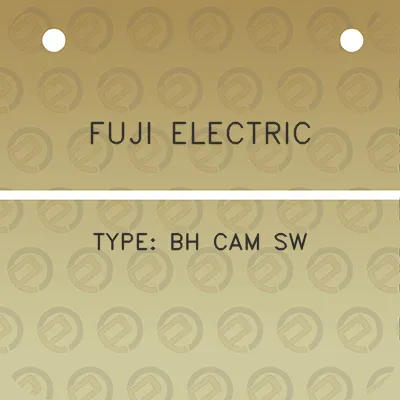 fuji-electric-type-bh-cam-sw