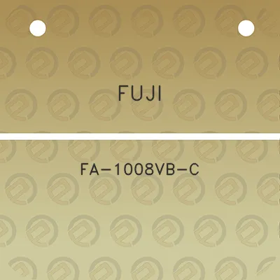 fuji-fa-1008vb-c