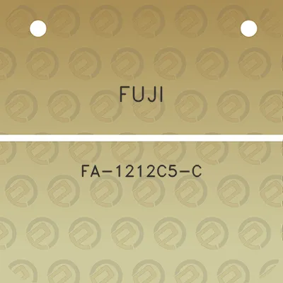 fuji-fa-1212c5-c