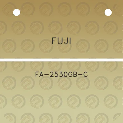 fuji-fa-2530gb-c