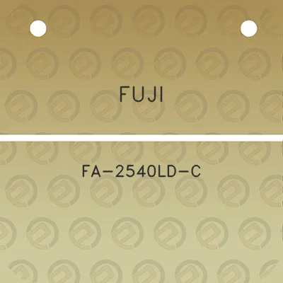 fuji-fa-2540ld-c