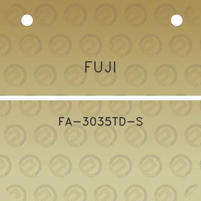 fuji-fa-3035td-s