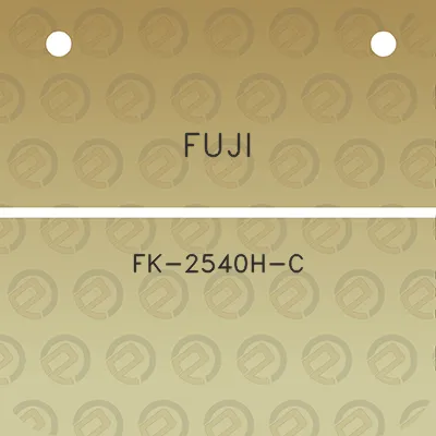 fuji-fk-2540h-c