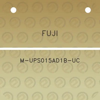 fuji-m-ups015ad1b-uc