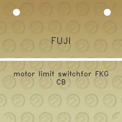 fuji-motor-limit-switchfor-fkg-cb