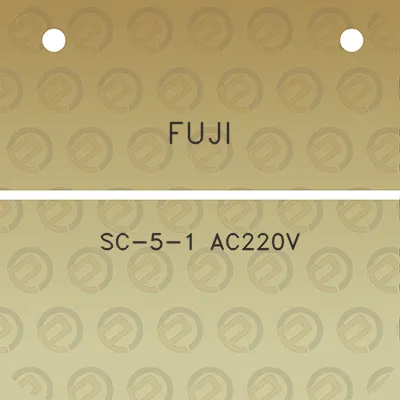 fuji-sc-5-1-ac220v