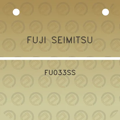 fuji-seimitsu-fu033ss