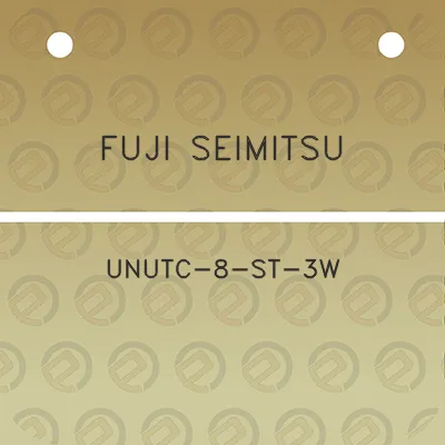 fuji-seimitsu-unutc-8-st-3w