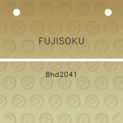 fujisoku-8hd2041