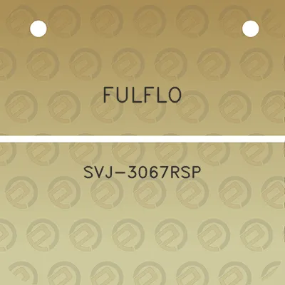 fulflo-svj-3067rsp