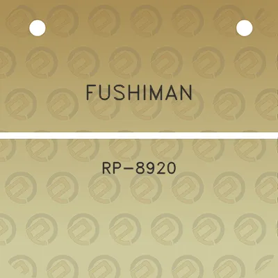 fushiman-rp-8920