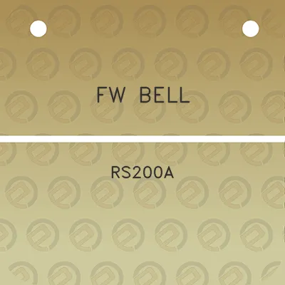 fw-bell-rs200a