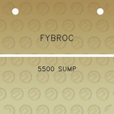 fybroc-5500-sump