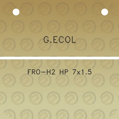 gecol-fro-h2-hp-7x15