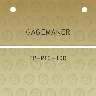 gagemaker-tp-rtc-10r