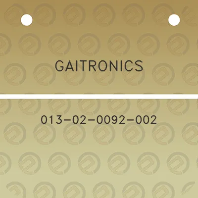 gaitronics-013-02-0092-002