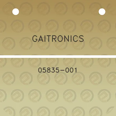 gaitronics-05835-001