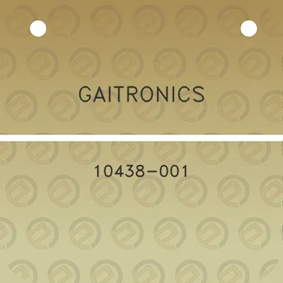 gaitronics-10438-001