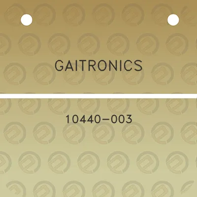 gaitronics-10440-003