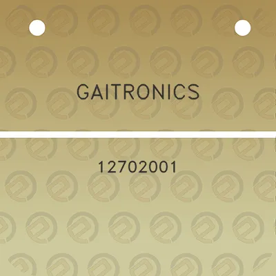 gaitronics-12702001