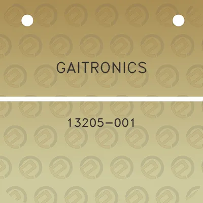 gaitronics-13205-001